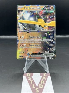 Pokémon Temporal Forces - IRON BOULDER EX 099/162 Ultra Rare - Foto 1 di 3