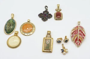Vintage Pendants Earring Signed PD Premier Design Kenneth Cole KC Roman Jewelry - Picture 1 of 11
