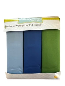 Babyville Boutique Waterproof PUL Fabric 21 x 24 Inch 3 Count - Picture 1 of 3