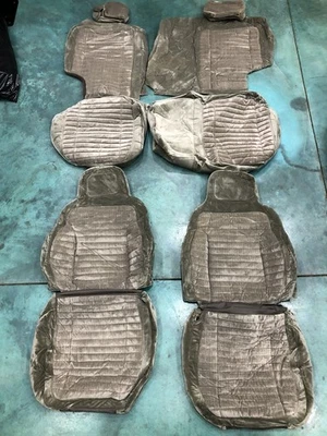 Jeep Grand Cherokee ZJ 93-98 Brand New NOS OEM Cloth Seat Skins/Covers DRIFTWOOD - Image 1 of 4