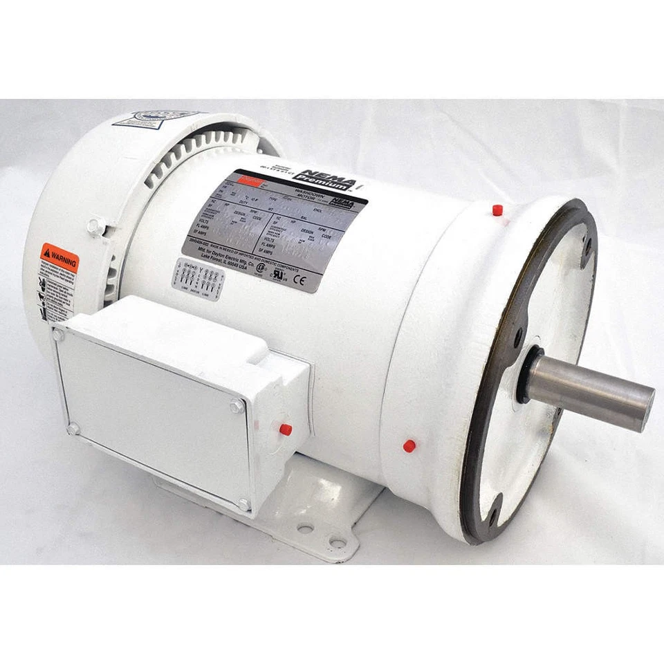 DAYTON 5XAU1 Washdown Motor,5 HP,1755,184TC,230/460V 5XAU1 - Image 1 of 1