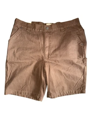 Red Head RH Canvas Cargo Shorts Brown Size 38 NWT Outdoor Work Utility Pockets - Image 1 of 4
