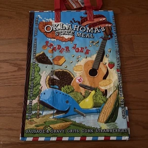 Bolso de Compras Trader Joe’s Nuevo con Etiquetas Oklahoma Reutilizable Nuevo Raro Bolso de Mano - Imagen 1 de 7