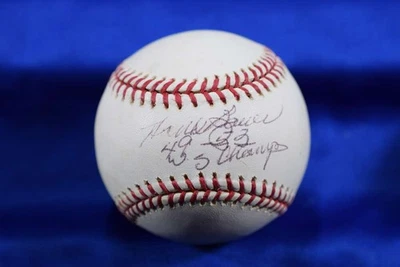 Hank Bauer PSA DNA Autograph Major League OML Signed Baseball 49-53 WS Champs - Image 1 of 2