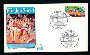 D455543 Germany FDC Sports Athletics - Picture 1 of 1