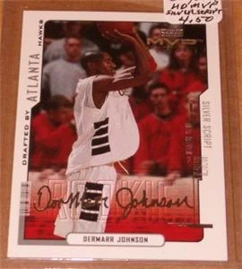 2000-01 UD MVP Silver Script Dermarr Johnson Card #203 - Image 1 of 1