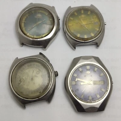 Lote de 4 Relojes de Pulsera Orient Japón Automático/Manuales NO FUNCIONAN PIEZAS FALTANTES Foto 1 de 4