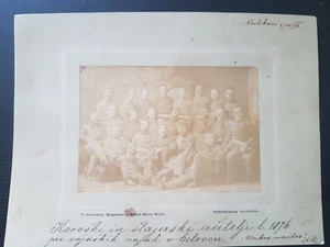 Österreichisch-Ungarische Monarchie Foto V. Lobenwein - Klagenfurt 1876. - Bild 1 von 2
