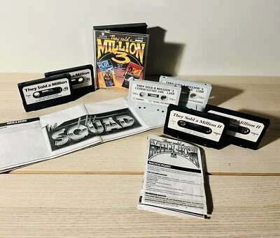 *COLLECTORS* They Sold A Million 1+2+3 Commodore 64 Cassette Collection (Ocean) - Image 1 of 4