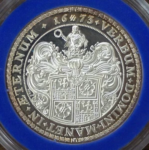 1673 MAGDEBURG PROOF CITY VIEW THALER 1990 RESTRIKE RHC1011 - Picture 1 of 4