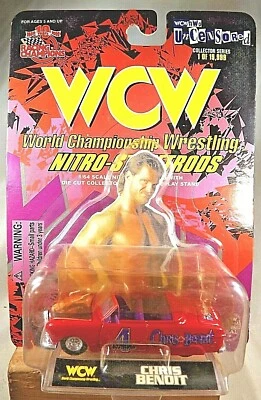 Racing Champion WCW Nitro Streetrods 1999 sin censura Chris Benoit 58 Ford personalizado Foto 1 de 4