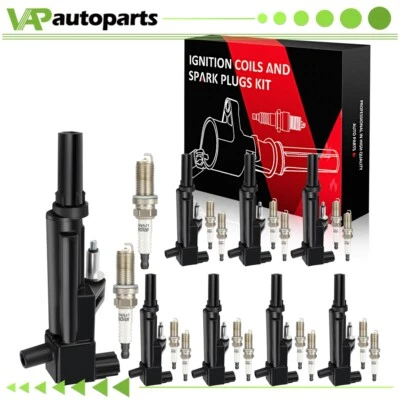 8 para Chrysler Aspen 2008-2009 4,7 L V8 bobina de encendido y bujía Foto 1 de 4