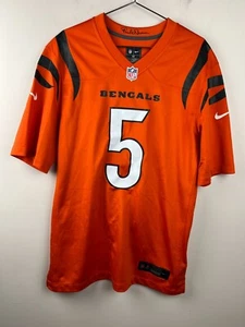 Nike Cincinnati Bengals Tee Higgins #5 Jersey M 2024 Orange NFL On Field New - Picture 1 of 9