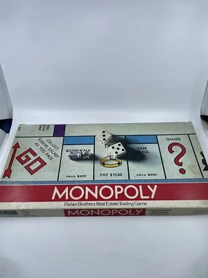 Vintage 1975 Monopoly Board Game Classic Original Parker Brothers  - Image 1 of 4