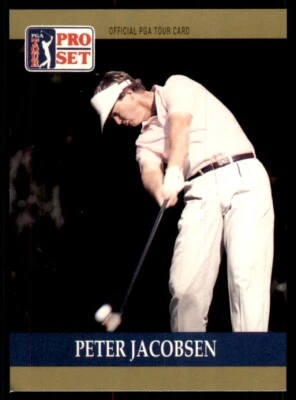 1990 Pro Set Peter Jacobsen Golf Cards #19 - Image 1 of 2