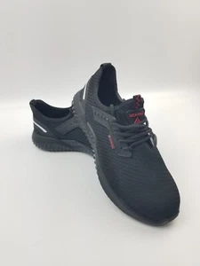 UCAYALI Men's Women's Safety Shoes Steel Toe Work Sneakers All Black, Size EU 38 - Picture 1 of 8