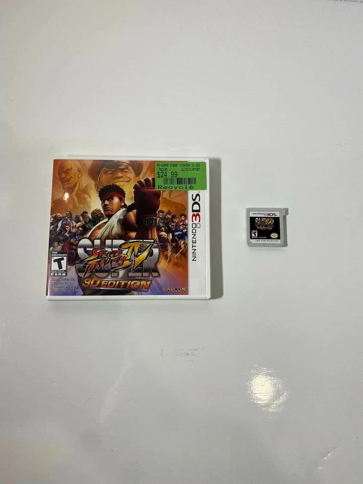 Street Fighter IV 3D Edition - Nintendo 3DS - 2011 - NO MANUAL - Image 1 of 1