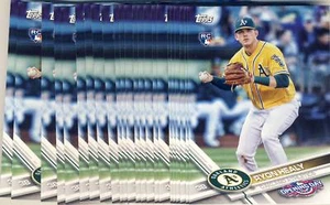 (60) 2017 Topps Opening Day RYON HEALY Rookie Card LOT Athletics #159 - Picture 1 of 1