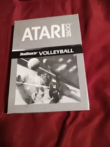 Real Sports Volleyball Atari 2600 Box Handwagen sehr gut - Bild 1 von 2