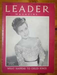 LEADER MAGAZIN Band 5 Nr. 26 1. Mai 1948 London Modell Pia Hecquet Cover - Bild 1 von 14