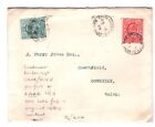 GB SALOP Cover CAMBRIAN RAILWAYS PERFIN Rzadka 1⁄2d TPO LATE FEE Oswestry 1904 JL174