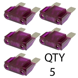 (5) 100 Amp Maxi Fuse by Voodoo Car Audio For Fuse holder Qty 5 - Picture 1 of 6