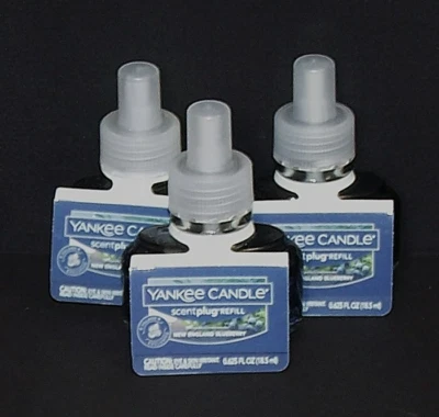 Yankee Candle New England Blueberry ScentPlug Recarga Arándanos Salvajes Juego de 3 Foto 1 de 2