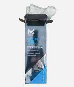 MISSION Alloy Gray Cooling Towel 10"x33" - Ultimate Chill Anywhere, Anytime - Picture 1 of 5