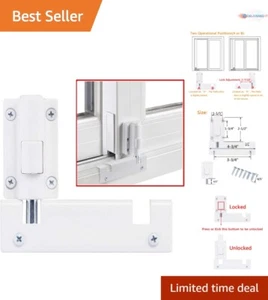 Over 1000lbs Secure Kick Lock for Sliding Patio Doors – Modern Safety Solution - Picture 1 of 9