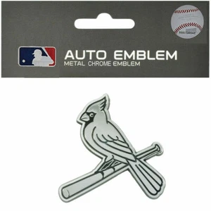 MLB Houston Astros St Louis Cardinals Kunststoff Chrom Emblem Aufkleber - Bild 1 von 2