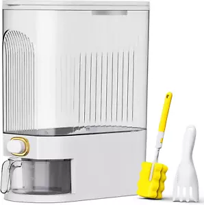 Dispensador de arroz, contenedor de arroz de 22 a 25 libras con taza medidora - Picture 1 of 12