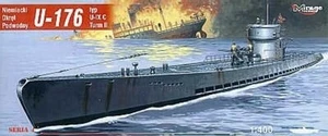 Submarino alemán U-176 tipo U-IX C Turm II, 1:400, MIRAGE HOBBY 40041 - Imagen 1 de 1