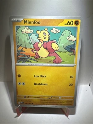 Mienfoo 096/182 SV04: Pokémon TCG Paradox Rift Regular - - Image 1 of 2