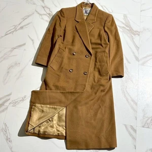 Burberry Braun Zweireiher Langer Mantel Camel Kaschmir - Bild 1 von 10