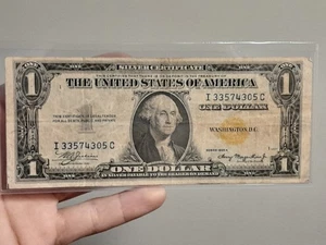1935-A $1 North Africa WWII Emergency Issue Silver Certificate Gold Seal - Picture 1 of 6