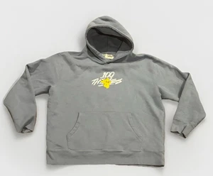 Sudadera con Capucha 100 Thieves X Pokemon Para Hombre XL Azul Cielo Pikachu Nintendo Japón Rara - Imagen 1 de 4