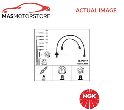 IGNITION CABLE SET LEADS KIT NGK 0948 P FOR PORSCHE 356,914,912 - Image 1 of 4
