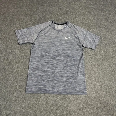 Nike Teck Knit Running Shirt Men’s Size Large Gray - Image 1 of 4