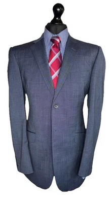 BESPOKE OZWALD BOATENG SAVILE ROW LOMDON LUXURY SUIT 40x34x35 - Image 1 of 4
