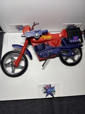 Bolsas de sillín Spider-Man para moto lanzacohetes rojo púrpura. Foto 1 de 4