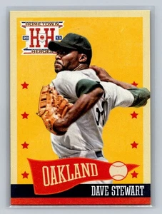 2013 Panini Hometown Heroes #193 Dave Stewart Oakland Athletics - Picture 1 of 2