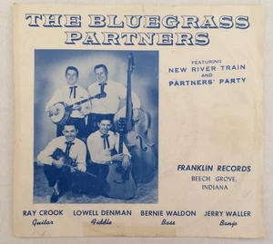 '63 Bluegrass EP 45 BLUEGRASS PARTNERS New River Train FRANKLIN hear - Picture 1 of 4