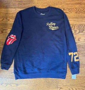 Rolling Stone Pullover Unisex Dunkelblau Gr. S-M Neu - Bild 1 von 8