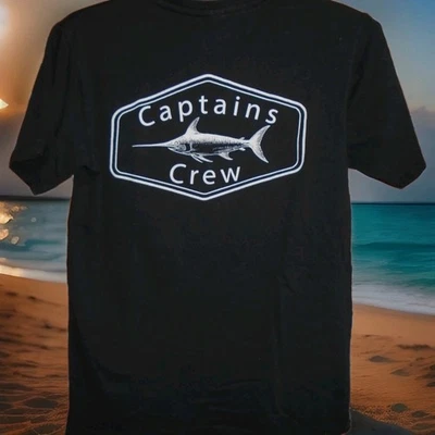 CAMISETA CAPTAIN FIN COMPANY LOGO "CAPITANES TRIPULACIÓN" ADULTO PEQUEÑA-VER FOTOS PRIMERO Foto 1 de 4