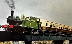 Dart Valley Locomotive GW No 1420 Dart Bridge Buckfastleigh, Ian Allan Postcard - Picture 1 of 2