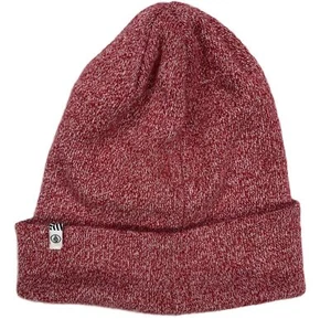 Volcom Genuine Chunky Knitted Heathers Beanie Hat Cap Red One Size - Picture 1 of 4