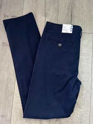 Chino Arizona Flex Chicos Azul Marino Calce Ajustado 4 Bolsillos Talla 18 Nuevo Estado Foto 1 de 4