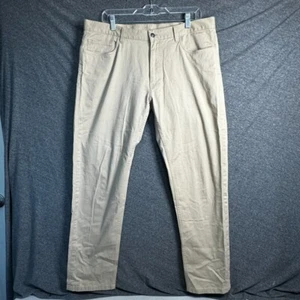 Brooks Brothers 346 Mens Pants Denim Casual Beige Sz 36x32 - Picture 1 of 13