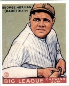 (50) BABE RUTH 1933 Goudey Green Card #181 Reprints YANKEES - Picture 1 of 2