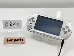 For parts PSP 1000 Silver Console only No battery Sony PlayStation plz read note - Picture 1 of 21
